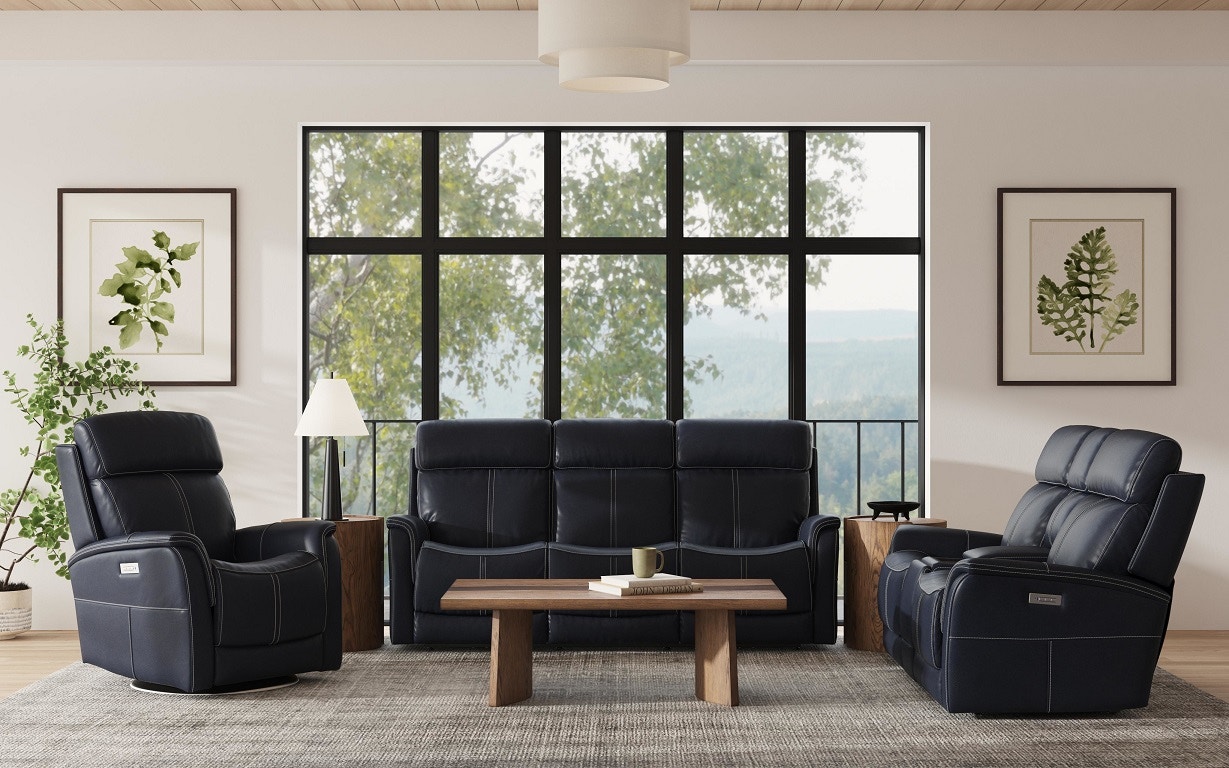 Flexsteel View 1524-52PH/050-40 View Swivel Power Recliner with